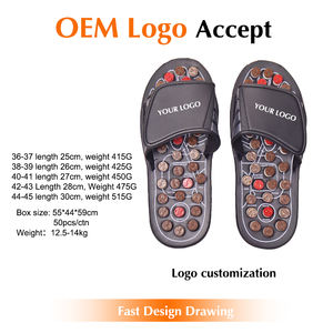 Masajeador de pies para alivio de la fascitis plantar, zapatillas de acupresión, toboganes para hombres y mujeres - Product Image 6