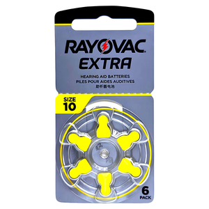 Accessoires pour appareils auditifs Piles zinc-air pour appareils auditifs 312 675 13 10 <span class=keywords><strong>Rayovac</strong></span> Extra - Product Image 1