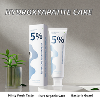 Dentifrice à l'hydroxyapatite et à la menthe 100g – Soin quotidien, haleine fraîche, formule nettoyante, hydrate de silice – Soutien à l'étiquette privée, usine, usage domestique