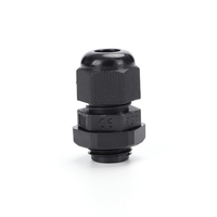 Presse-étoupe en nylon PG M7 PA66 étanche IP68 avec écrou de blocage pour câbles de 3,5 à 7 mm – Raccord industriel haute et basse tension