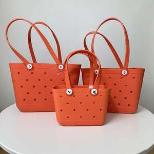 ビーチビーチ<span class=keywords><strong>EVA</strong></span>プラスチックビーチバッグモダンなオーバルバッグデザイナーマルチカラーポータブルビーチバッグ - Product Image 1