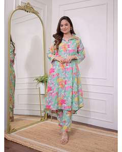 Top Quality <b>Silk</b> With Fancy Cotton Co Ord Set From Indian Manufacturer and Supplier - Product Image 4