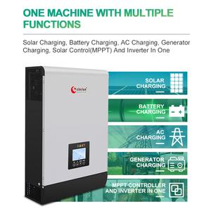 智能5kw 48vdc 230vac无电池离网太阳能混合逆变器5kw Mppt电动离网48v家用太阳能逆变器 - Product Image 5