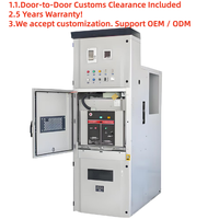 Tableau de commutation MV&HV intérieur 11kV 3150A avec disjoncteur à armoire métallique, relais de protection, barres omnibus en cuivre, IP40, 50/60Hz