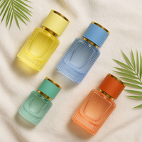 2025 Venta caliente modelo de lujo 30ml 50ml 100mL MINI botella de Perfume de coche vidrio recargable logotipo personalizado botella de Perfume colorida