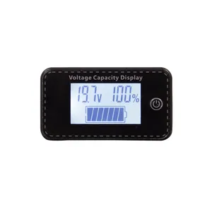 Lead-acid Lithium Battery Tester 12V - 84V LCD Battery Monitor Voltmeter