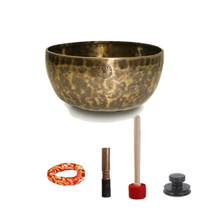 Népal vente en gros de pleine lune bols chantants tibétains faits à la main chakra guérison, méditation, yoga bol sonore grand bol chantant en laiton - Product Image 3