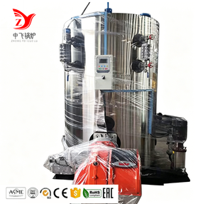 Générateur <span class=keywords><strong>de</strong></span> vapeur à <span class=keywords><strong>gaz</strong></span> vertical Zhongfei LHG avec <span class=keywords><strong>corps</strong></span> entièrement étanche et excellente isolation thermique, <span class=keywords><strong>chaudière</strong></span> à vapeur - Product Image 1