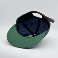 Gorra de Béisbol Personalizada de Algodón Lavado de Alta Calidad, Estilo Desestructurado, 6 Paneles, Ajustable para Hombre, Visera Plana, Cierre a Presión, para Golf, con Logotipo Personalizado