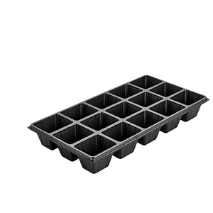 Grand petit plateau de semences en ABS réutilisable pour la <span class=keywords><strong>croissance</strong></span> hydroponique des semis de fraises et de légumes en feuille PS pour serres agricoles - Product Image 1