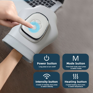 Masseur pour les mains beauté avec chaleur, <span class=keywords><strong>compression</strong></span> par airbag sans fil et vibrations douces pour une peau lisse et des articulations des doigts détendues - Product Image 6