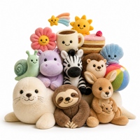 Juguetes de Peluche Personalizados de Alta Calidad, Muñecos con Forma de Animales del Bosque, Relleno Suave, Enfocados en Muestras de Diseño de Personajes Originales