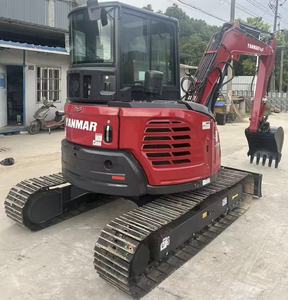 Mini-excavatrice Yanmar 55 d'occasion à bas prix, importée du Japon, VIO55, mini-pelleuse de 5,5 tonnes, excavatrice sur chenilles d'occasion avec chenilles en caoutchouc - Product Image 1