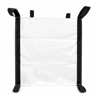 Sac de stockage FIBC géant en polypropylène tissé (PP) pour déchets de construction, aménagement paysager et jardinage, 6 et 3 yards, avec impression gratuite