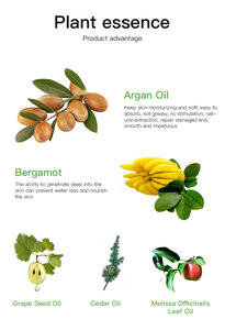 Aceite para el crecimiento y espesamiento de la barba con extracto herbal de aceite de argán que aborda el crecimiento irregular para un cuidado completo y uniforme de la barba, aceite para barba para hombres - Product Image 4