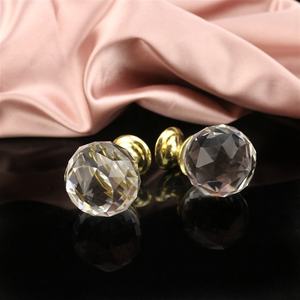 20 мм, Лидер продаж, хрустальные дверные ручки, стеклянные ручки для шкафа, Хрустальные Ручки для комода, оптовая продажа - Product Image 4