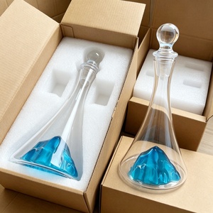 <span class=keywords><strong>Carafe</strong></span> à vin en cristal de montagne personnalisée OEM, sans plomb, grande capacité, pour vin rouge et whisky, avec <span class=keywords><strong>a</strong></span>érateur, coffret cadeau, vente en gros - Product Image 4