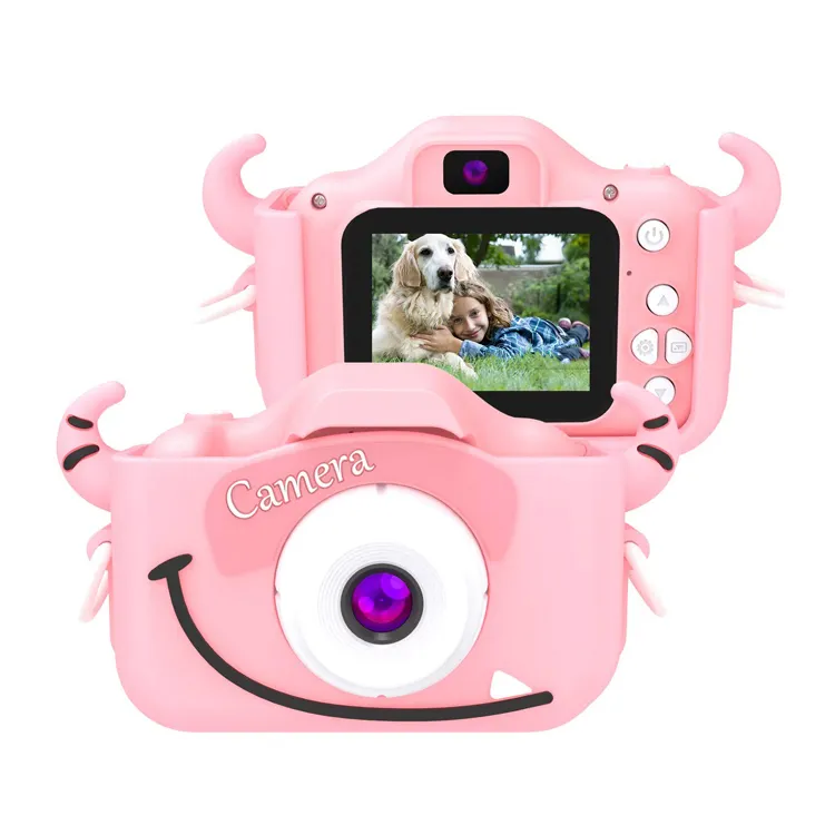 2 ' IPS Dual Lens HD 1080P Video Camcorder Kids Selfie Digital Camera Mini Child Video Cameras