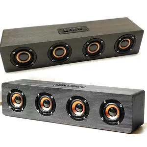 Minialtavoz inalámbrico portátil para cafés, tiendas Vintage, dormitorio, oficina, exteriores, USB, tarjeta TF, AUX, FM, AM, 20W