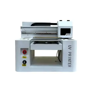 Beste Prijs Diy Fles Handtop Mini Kleinste Flatbed Uv Reliëf Printer A3 Grootte 3050 6 Kleur Machine