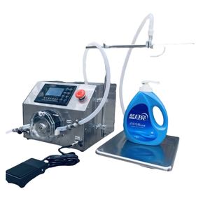 Pompe péristaltique résistante aux acides et aux alcalis, machine de remplissage quantitative semi-automatique étanche aux liquides pour colle, produits chimiques et solvants - Product Image 1