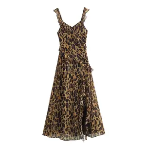 Женская юбка с принтом TAOP & ZA, Европейская и американская французская мода, 2024 лето, новинка, 3095145