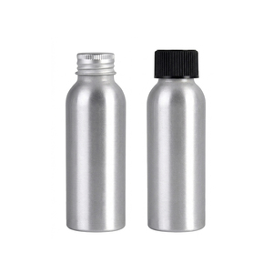 Flacon en aluminium 30ml 50ml 20/410 avec bouchon, rechargeable, sans BPA, emballage cosmétique pour huiles essentielles, échantillons <span class=keywords><strong>de</strong></span> soins <span class=keywords><strong>de</strong></span> la peau pour voyage - Product Image 3