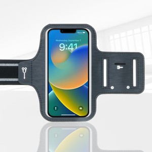 Manicotto per Telefono Trasparente Sottile Antiurto Unisex in Plastica con Fodera in PU per Corsa e Sport - Product Image 5