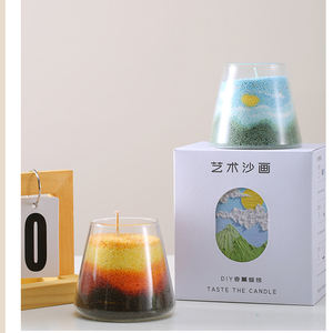 ชุดทำเทียนหอมถั่วเหลืองแฮนด์เมด LANJO - เทียนหอมแบบหลายชั้นพร้อมทรายสีสำหรับระบายกลิ่นหอม  เป็นเทียนศิลปะที่เป็นมิตรกับสิ่งแวดล้อม - Product Image 5