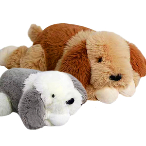 Vendita calda adorabili giocattoli per cani di peluche con animali di peluche su misura cucciolo di peluche <span class=keywords><strong>bianco</strong></span> e nero realistici cani di peluche - Product Image 6