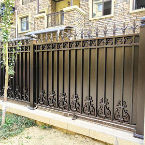 Panneaux de clôture modernes en aluminium noir de taille personnalisable pour l'installation de bricolage en plein air avec service de modélisation 3D - Product Image 6