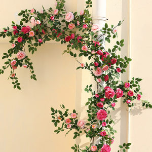ดอกกุหลาบประดิษฐ์แบบแขวนผนัง ตกแต่งบ้าน สวน โรงแรม สไตล์ชนบท - Product Image 1
