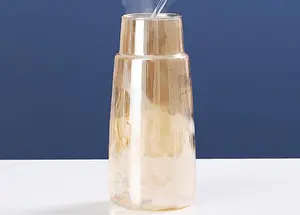 Jarra de agua de vidrio con tapa, resistente al calor, agua fría/caliente, hielo, té y zumo, nueva fábrica, 2023