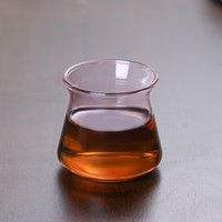 L Mini Tasse à café et thé en verre Tasse à cappuccino Latte Tasse à café élégante pour boissons chaudes
