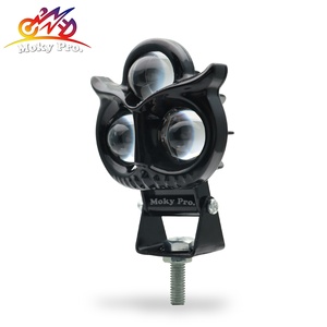 Nouveau style de phare antibrouillard LED pour moto, phare hibou à 3 lentilles pour moto, projecteurs pour moto - Product Image 2