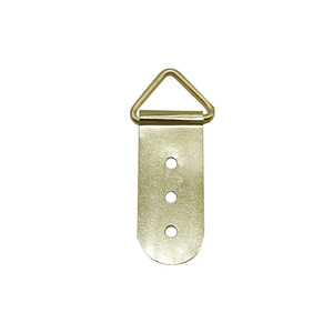 Three Hole Hanging <b>Hook</b> Golden Large Eye Slip <b>Hook</b> For Picture Frame Accessories - Product Image 4