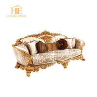Canapé de style antique Salon Canapés de luxe de style européen Ensembles de meubles Design classique turc Ensemble de meubles