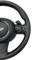 Volant en cuir personnalisé pour mini Cooper R55 R56 R57 R58 R59 R60 Volant en fibre de carbone Affichage LED personnalisé