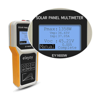 Corriente de voltaje de vatios medible de rango automático de MPPT Panel solar fotovoltaico PV Multímetro digital Medidor multiprobador