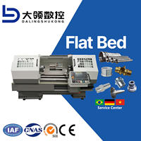 Tour CNC à lit plat DL DMTG CK6150 pour le tournage de métaux, usine de Dalian, stock disponible et livraison rapide