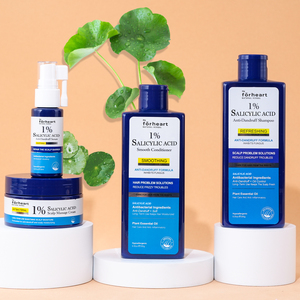 Champú Profesional de Ácido Salicílico de Marca Privada, Champú Antifúngico para el Cuero Cabelludo con Aceite de Árbol de Té para la <span class=keywords><strong>Dermatitis</strong></span> Seborreica y Reparación del Cabello - Product Image 1