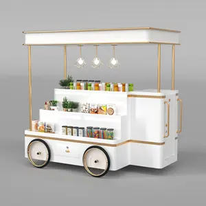 Prosky musim panas populer aplikasi jalan Gelato Cart Italia es krim Cart dengan standar Eropa