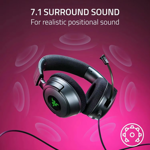 Auriculares para Juegos con Cable Razer Kraken V4 X, Controladores de 40 mm, Micrófono Dinámico Cardioide, Almohadillas de Espuma Viscoelástica, Cable Tipo C y Tipo PC para Mac, PS5 - Product Image 4