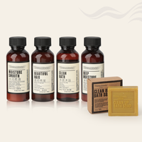Soins Personnels – Lot de 5 Mini Articles de Toilette Géranium pour Hôtels : Lait Corporel, Shampoing, Après-Shampoing, Gel Douche – Format Voyage