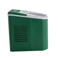 Machine à glaçons électrique de comptoir portable avec commande tactile, boîtier en plastique, couleur verte, pour la maison et l'hôtel