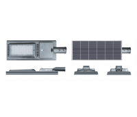 Postes de luz LED inteligentes con cabezales de luz de calle Clasificación IP65 para aplicación en carretera Fuente de alimentación CC