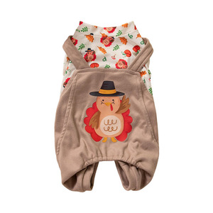 Set di Quattro Pezzi per <span class=keywords><strong>Cani</strong></span> con Stampa Tacchino per il Ringraziamento, Abbigliamento Invernale Personalizzabile in Poliestere per <span class=keywords><strong>Cani</strong></span> Piccoli e Bichon Frise - Product Image 5