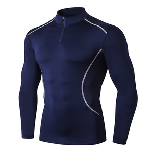 <b>Men's</b> New <b>Long</b> <b>Sleeve</b> <b>Gym</b> Compression Shirt Quick Dry Fleece <b>Top</b> for Outdoor Running Basketball Training in Winter - Product Image 5