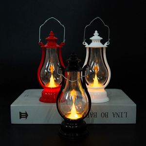 Decoraciones Navideñas Portátiles Creativas con Luces LED Retro Tipo Vela, Artículos para Fiestas, Hogar, Patio, Camping - Product Image 1