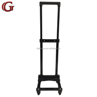Nouveau modèle 2025 – Trolley pliable pour enfants, haute qualité, en fer, avec poignée télescopique rotative de 10-12 pouces, 4 roues en PU, anti-chute et stable